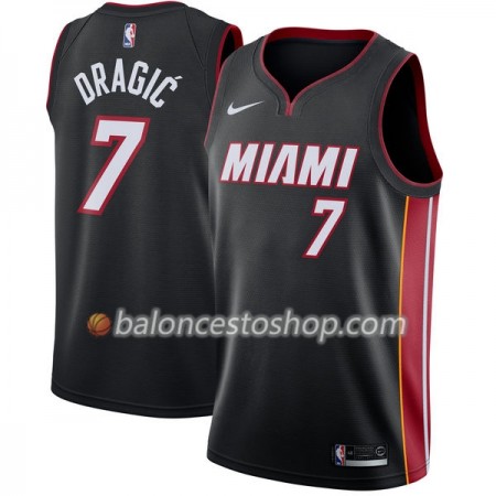 Camiseta Hombre NBA Miami Heat Goran Dragic 7 Nike 2017-18 Negro Swingman Camiseta Hombre NBA Miami Heat Goran Dragic 7 Nike 2017-18 Negro Swingman